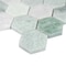 Msi Icelandic Green Hexagon 12"X11.81"X 10 Mm Polished Marble Mesh-Mounted Mosaic Wall Tile, 10PK ZOR-MD-0486 - alternate 4